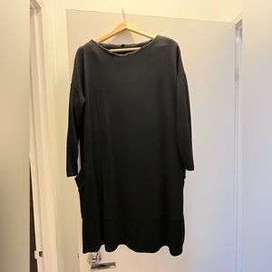 Black straight dress COS